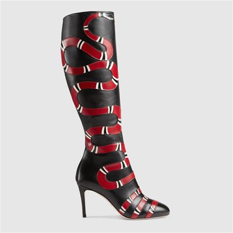 fake gucci snake boots|gucci delma snake effect boots.